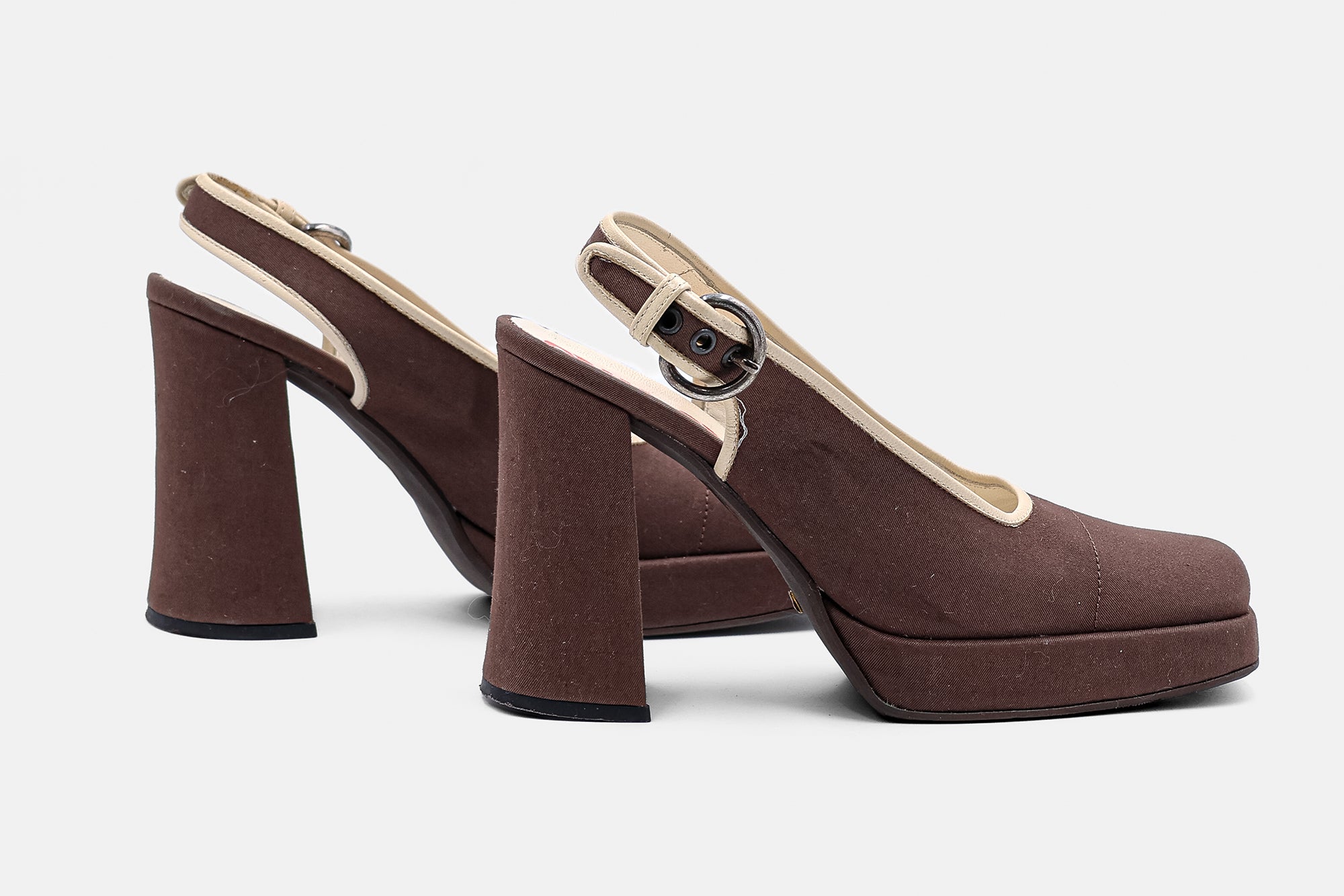 sandali con zeppa Miu Miu